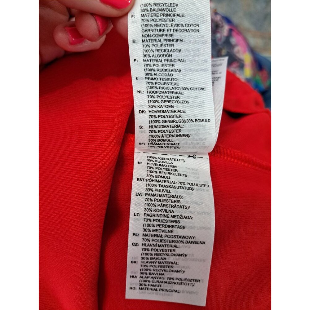 New Adidas Men's The First Track Top Originals Better Full-Zip Jacket Large Red - Picture 7 of 8